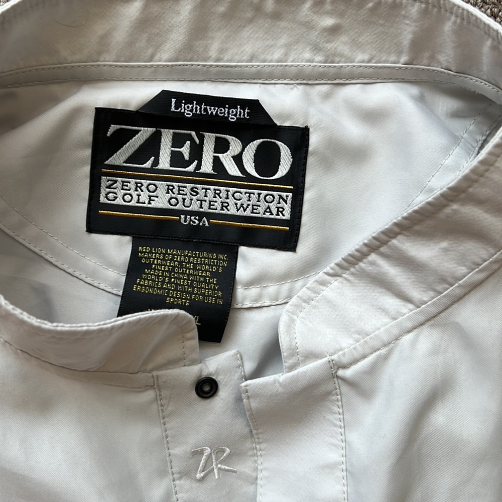 Zero Restriction Pullover Jacket Off White Size X… - image 2